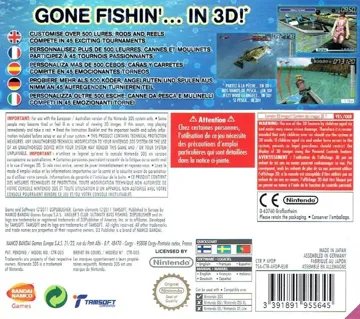Anglers Club - Ultimate Bass Fishing 3D (Europe) (En,Fr,Es) box cover back